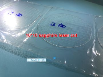 10x10/7x7mmの科学的な実験装置のサファイアのガラス レーザーの切断のカメラの保護レンズ