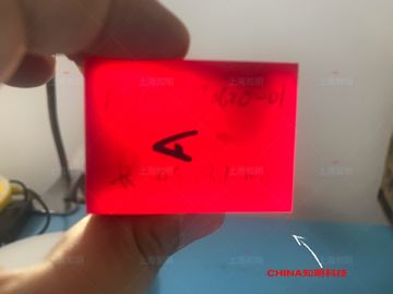 赤い色のレーザー装置のためのチタニウムによって添加されるサファイアによって添加されるサファイアの単結晶レンズ