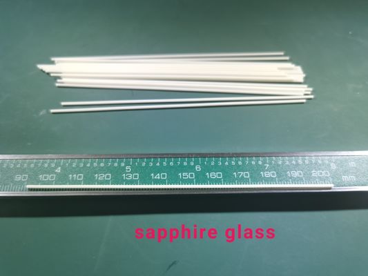 Al2o3陶磁器のサファイア ガラス棒のUltra-fine薄いdia1.0mm 0.6mmの棒は表面を重ね合わせた