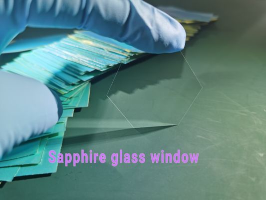 多角形100umの厚さのサファイアの光学窓のウエファーの化学抵抗
