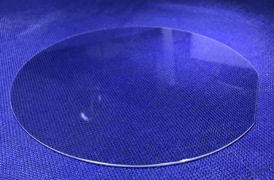 円の透明なサファイアの光学Windowsの穴が付いている水晶によってカスタマイズされるサファイア レンズのウエファー