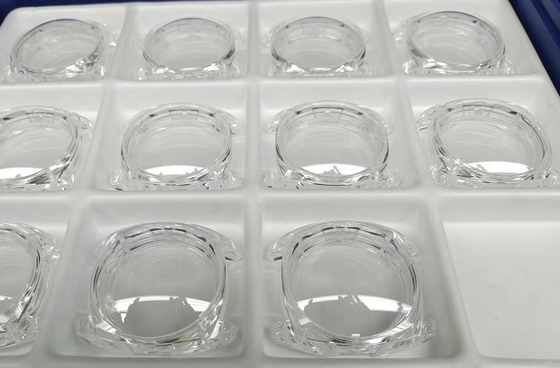 カスタム光学ガラス サファイア クリスタル ウォッチ ケース ベゼル パーツ C 軸