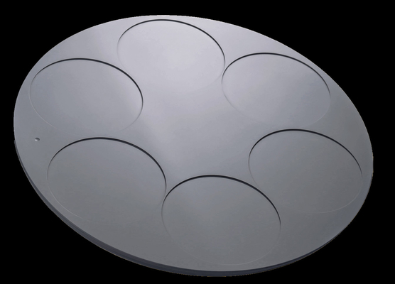 6インチの炭化ケイ素SiCはグラファイトの皿の高温抵抗のグラファイトの版に塗った