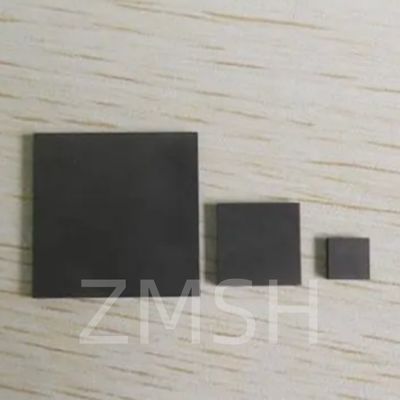 5×5mm 10×10mm SiC ウェーファー 4H-P 6H-P 3C-N タイプ 生産グレード 研究グレード ダミーグレード