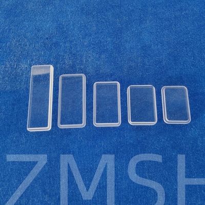 サファイア オプティカル ウィンドウ AL2O3 丸い長方形の磨き ARコーティング カスタマイズ