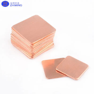 銅基板 シングルクリスタル Cu ウェーファー 5x5x0.5/lmm 10x10x0.5/1mm 20x20x0.5/1mm a=3.607A