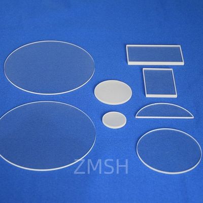 光学およびレーザーシステム用石英ガラス窓CNC機械加工不規則溶融シリカプレート