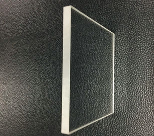 透明なサファイアWindowsのサファイア レンズのPlanoの長方形116x116x8.3mmt