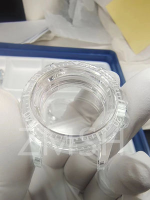 よい価格 透明 / 青 / 緑 丸 方形 円形 サファイア 時計ケース 耐久性 耐水性 衝撃性 オンライン