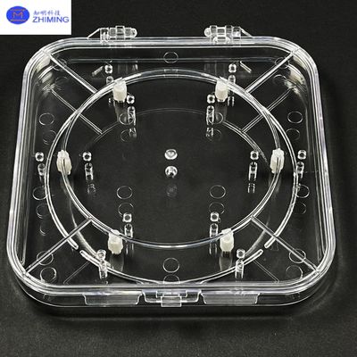 よい価格 半導体保護用の調整可能なホイファーボックス 透明なPCホイファーキャリア オンライン