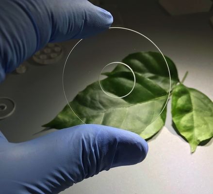 よい価格 硬度9.0のサファイアの部品のサファイアの光学リング ガラス高温摩耗抵抗 オンライン