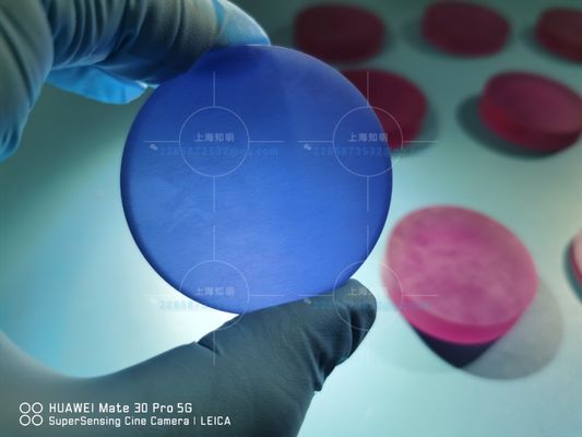 よい価格 Al2o3合成物質は添加されたレーザーのサファイア ガラスを着色した オンライン