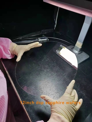よい価格 12inch 300mmノッチのサファイアの基質のウエファーのクリスタル グラスの高い光学伝送無し オンライン