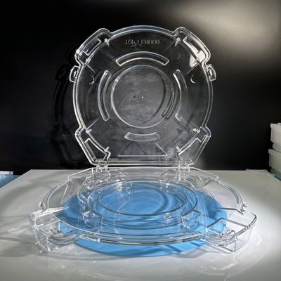 よい価格 12 インチ 300 ミリメートルポリプロピレンシングルウェーハボックスシリコンサファイアウェーハキャリアコンテナボックス オンライン