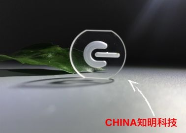 よい価格 Cの軸線のサファイア力ボタン、磨かれるサファイア レンズのガラスによって切り分けられる二重側面 オンライン