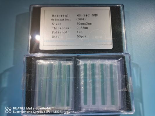よい価格 光学正方形40x3mmt 6H-N Sicのケイ素 カーボン破片 オンライン