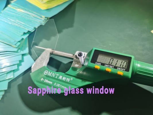 よい価格 多角形100umの厚さのサファイアの光学窓のウエファーの化学抵抗 オンライン