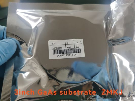 よい価格 4インチNのタイプ15°の半導体の基質SiはGaAsのウエファーSSPを添加した オンライン