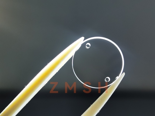 よい価格 穴とのカスタマイズされたサイズのサファイアの光学窓2mmの厚さ オンライン