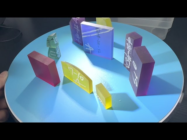 ruby blue purple yellow green sapphire