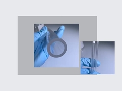 単結晶のサファイアの管および棒によって育てられる良い地面および磨かれた表面