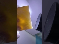 黄色サファイア 原材料 宝石製造のためにラボで作成