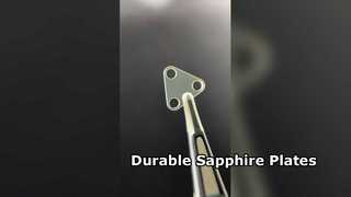 穴付きカスタムサファイアプレート
